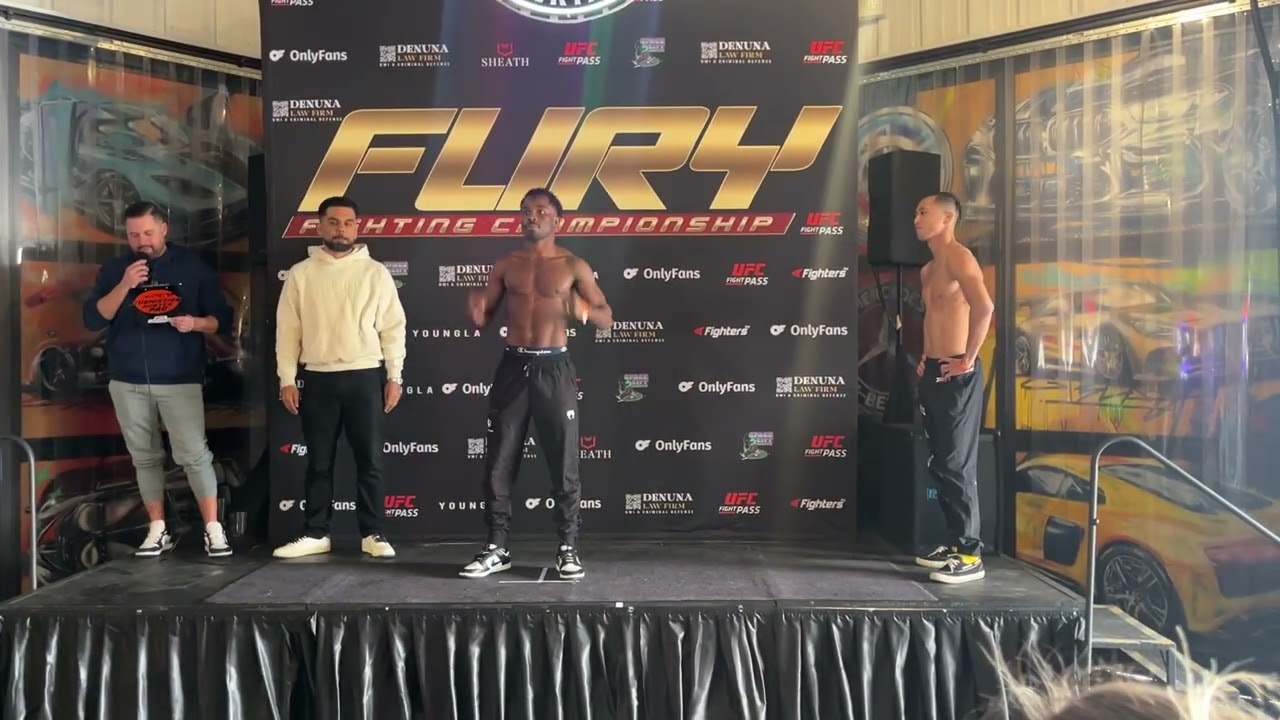 Fury FC 113 Official Weigh-In & Face-Offs | Kamera vs. Silva