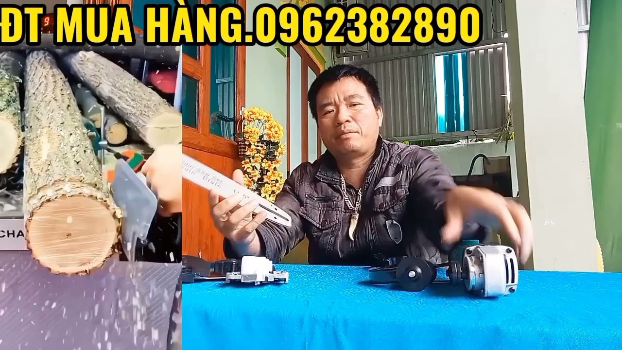 BỘ LAM XÍCH LẮP MÁY MÀI CẮT CẦM TAY SANG MÁY CƯA GỖ ĐA CHỨC NĂNG 