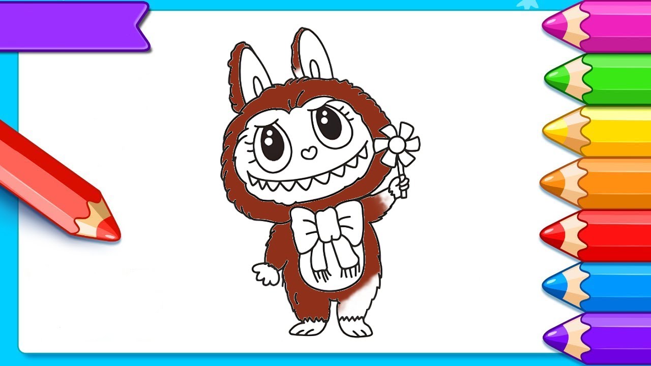 Coloring Book Labubu