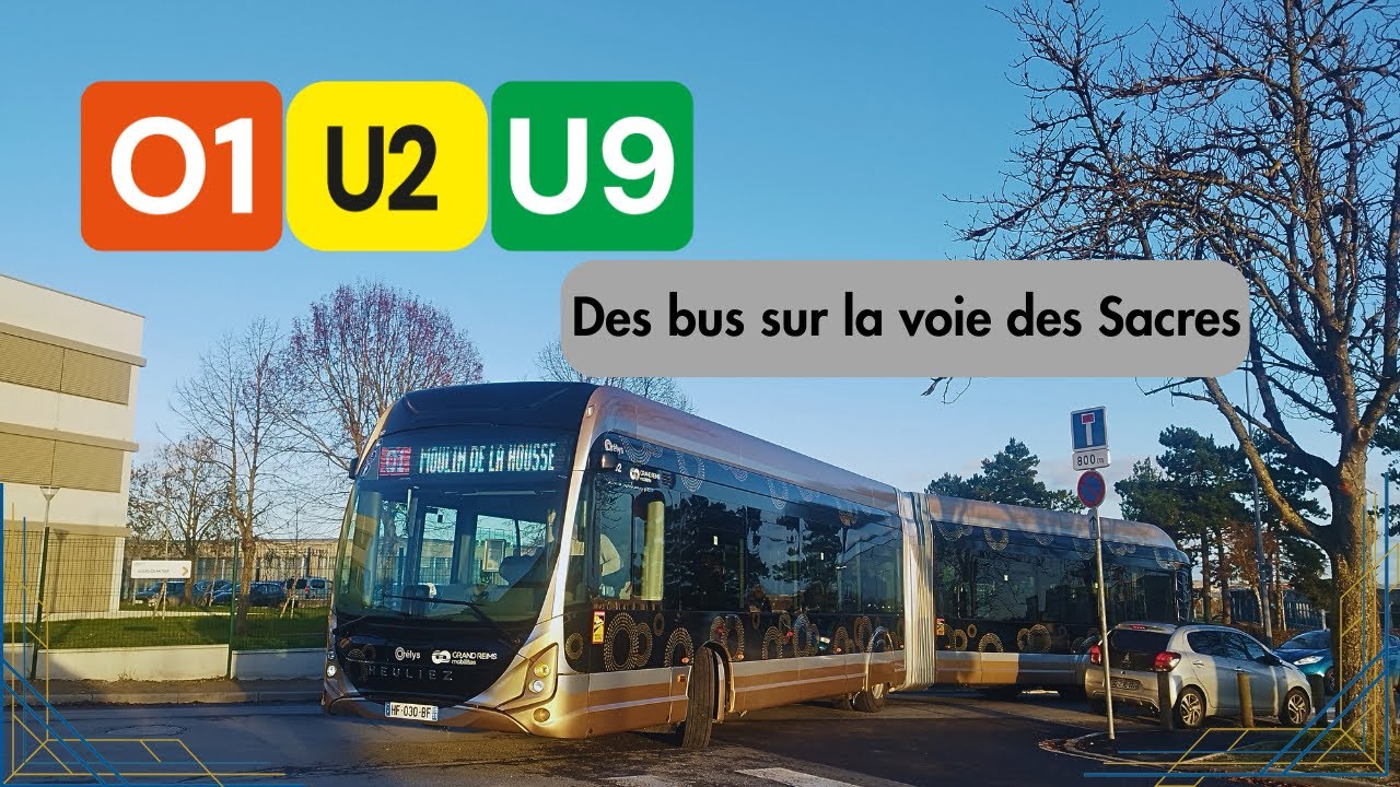 Des bus sur la Voie des Sacres