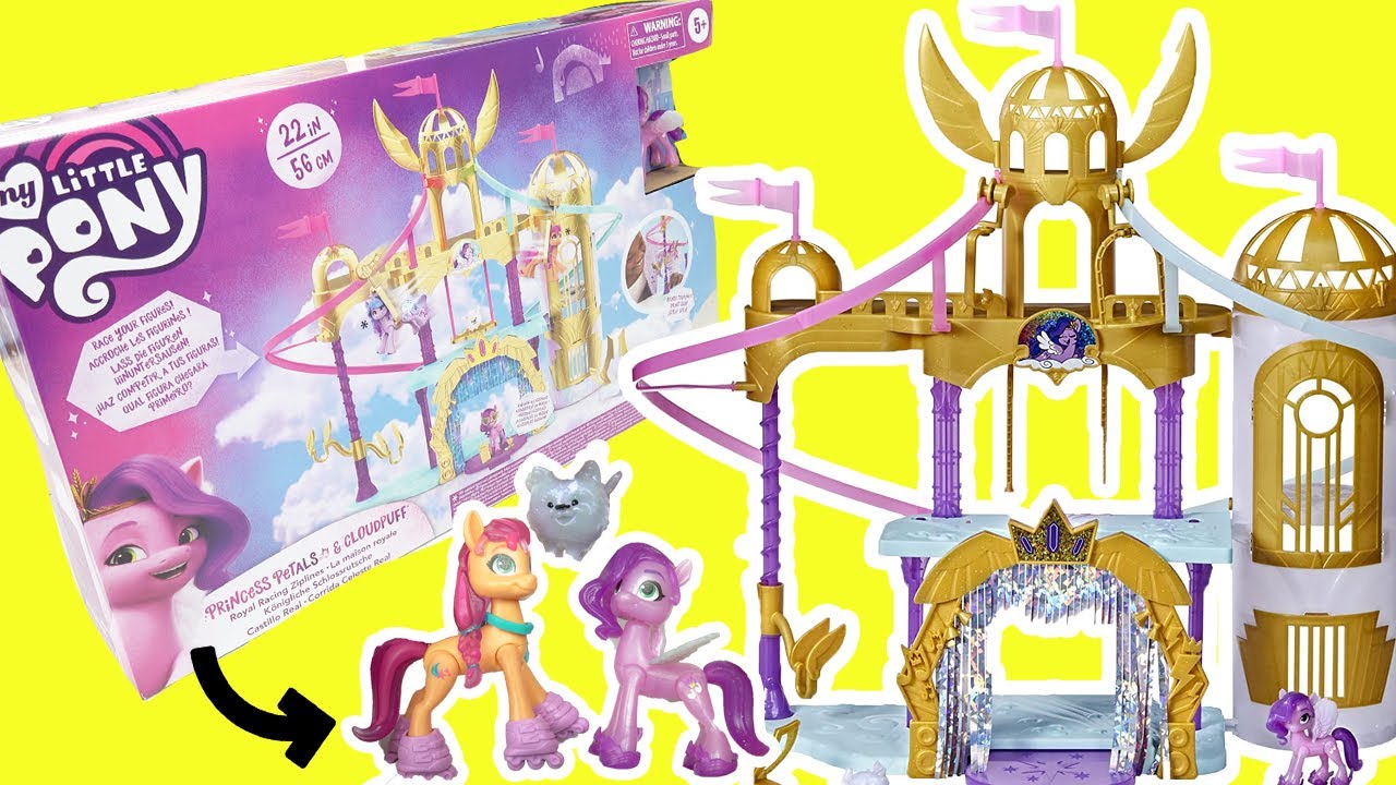 My Little Pony A New Generation Royal Zip Lines Build! Adventure with Sunny, Pipp, Izzy