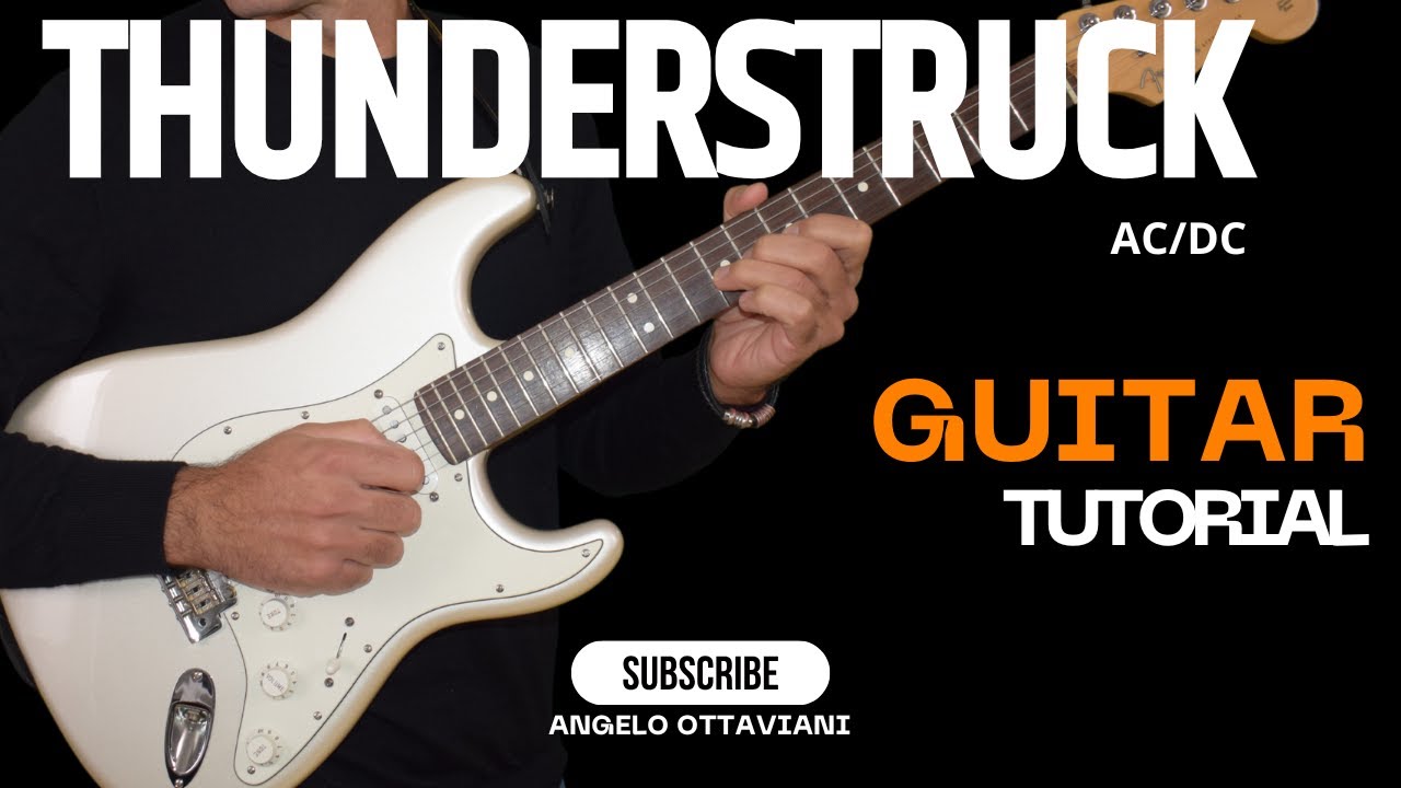 Thunderstruck - AC/DC - Training - Fast Guitar