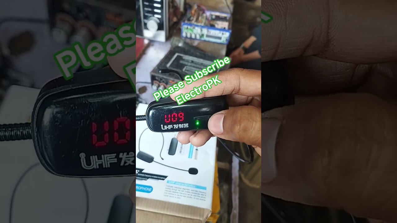 How to connect wireless UHF microphone #howtoconnect #microphone #wirelessmicrophone #bluetoothmic