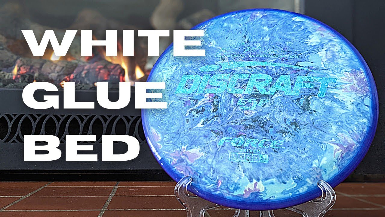 White Glue Bed Test - Disc Golf Dye