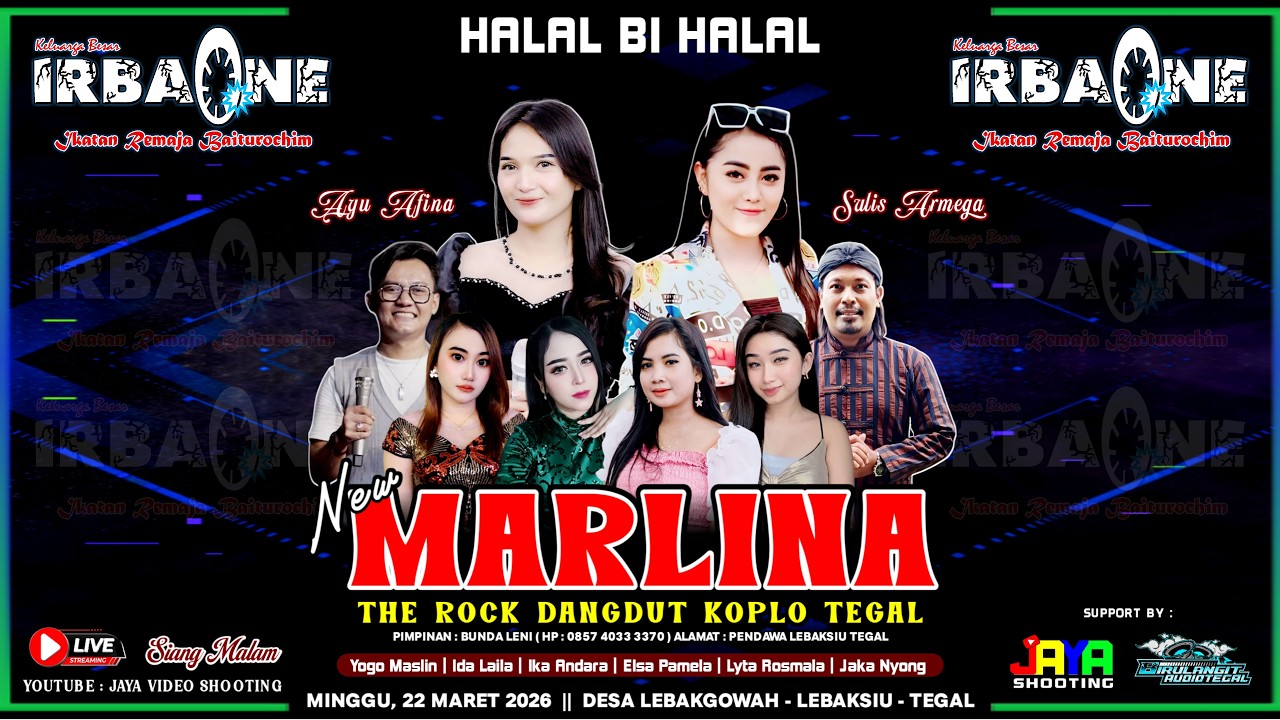 🔴 LIVE NEW MARLINA || HALAL BI HALAL KELUARGA BESAR 