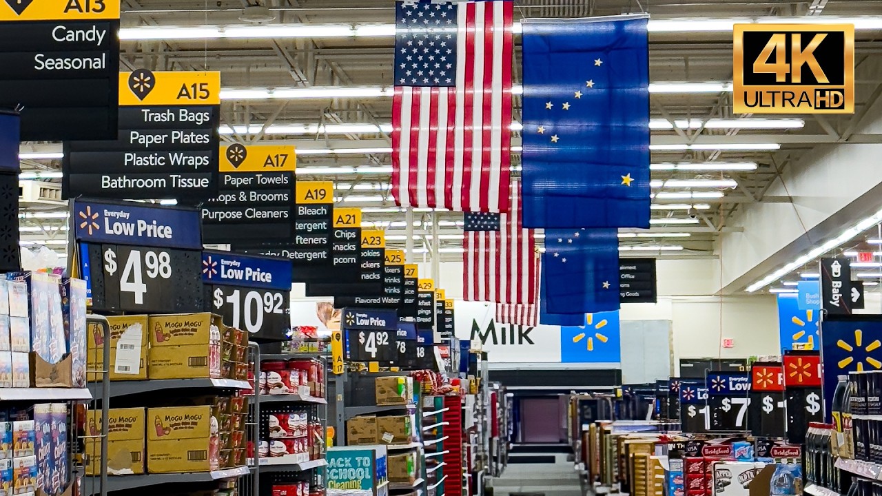 🇺🇸 Discover WALMART ALASKA &ndash; Anchorage Supercenter Tour [4K Video]