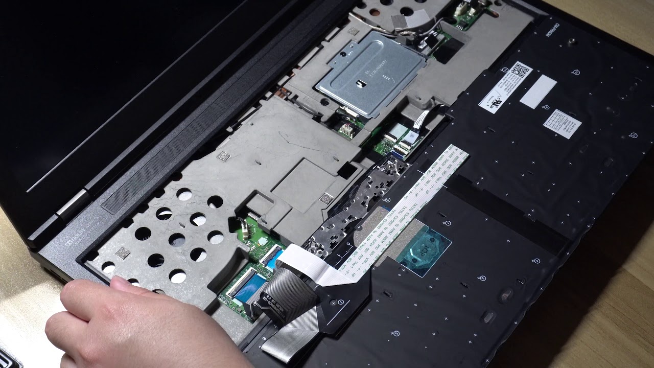 Lenovo Thinkpad P53 RAM upgrade (16G*4) under keyboard and bottom cover