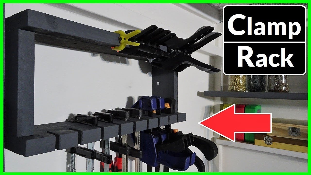 How to Make a Simple Clamp Rack - From Pallet Wood (Workshop Storage Ideas!)