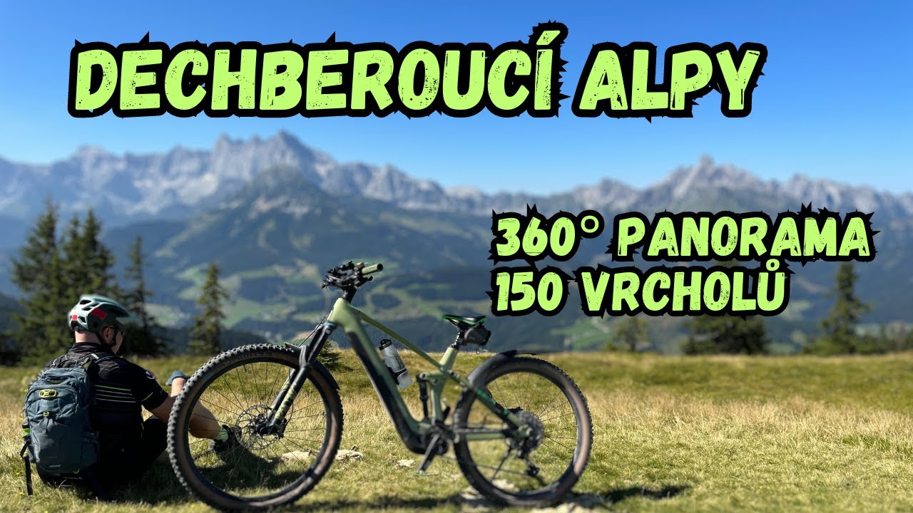 Nejkrásnější panoramatický výhled v Rakouských Alpách zvládneš na ebiku.