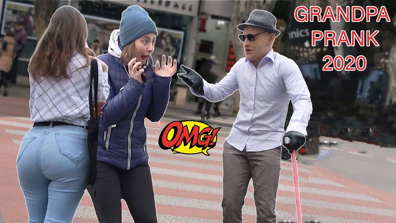 Psycho Old Man Scare Prank! - GRANDPA in Public Prank