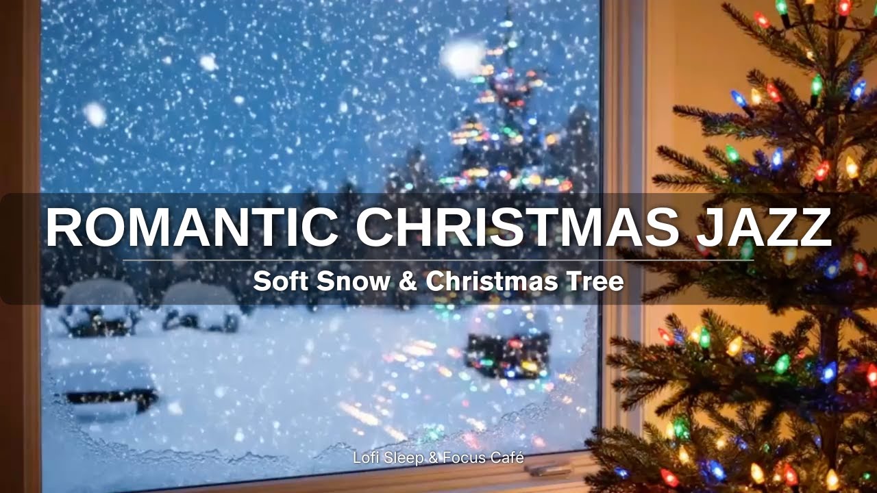 CHRISTMAS JAZZ | VOL.2 🎄 Romantic & Relaxing Jazz with Soft Snow & Christmas Tree ❄️