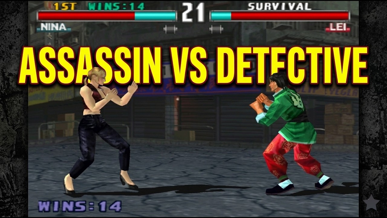 Сможет ли Нина действительно победить Лей в режиме выживания в Tekken 3? 😮