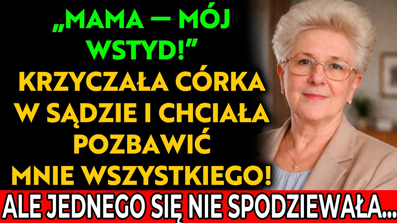 Na sali córka krzyknęła: „Mama to mój największy wstyd”, aż sędzia szeptem uciszył ją na zawsze.