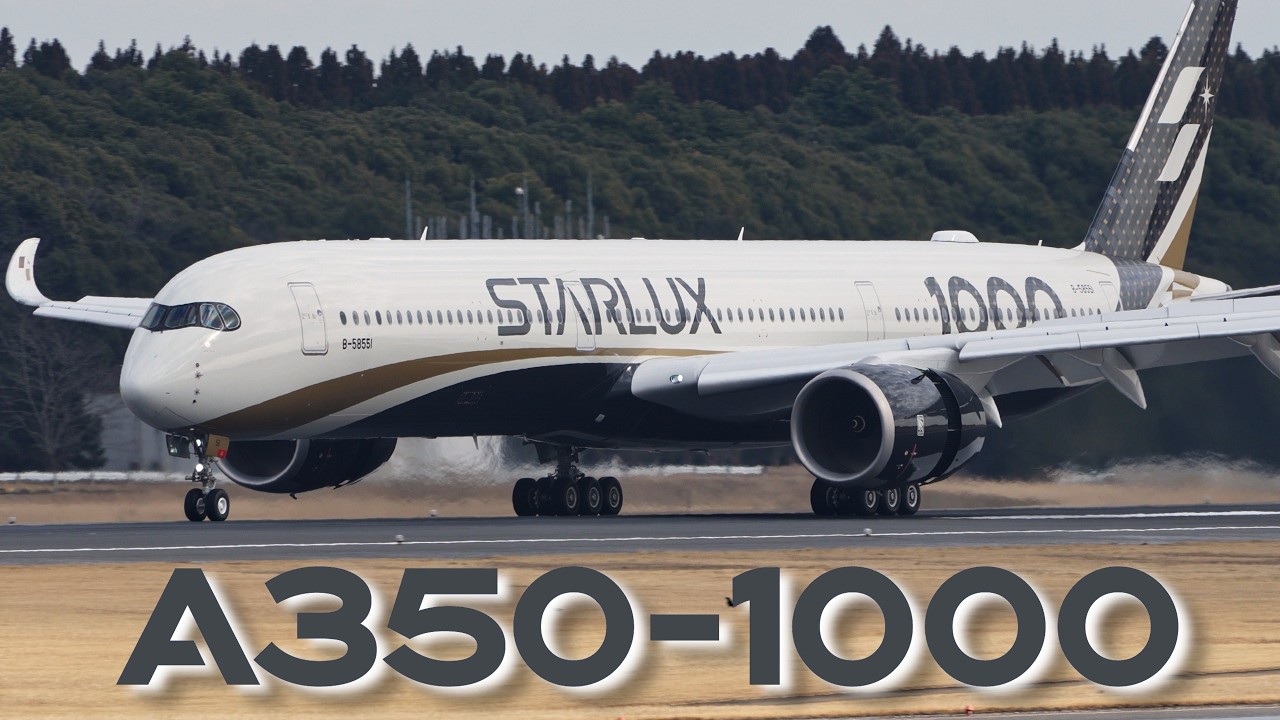 Starlux Airbus A350-1000 Carbon Fiber Livery B-58551 | A350-900 B-58505 Landing at Narita 34R | 星宇航空