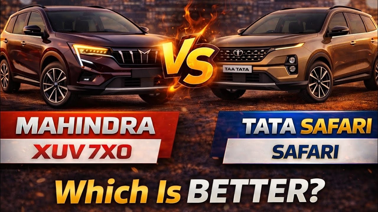 Mahindra XUV 7XO vs Tata Safari 2026 🔥 Full Comparison | Which SUV Is Better?