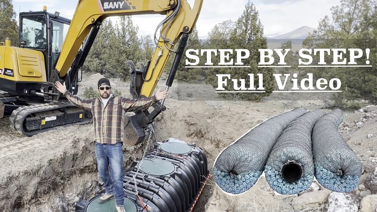 Septic system install with EZ flow!