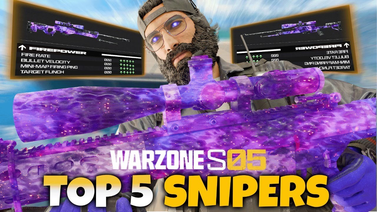 TOP 5 META *ONE SHOT* SNIPER LOADOUTS IN WARZONE SEASON 5 RELOADED!!