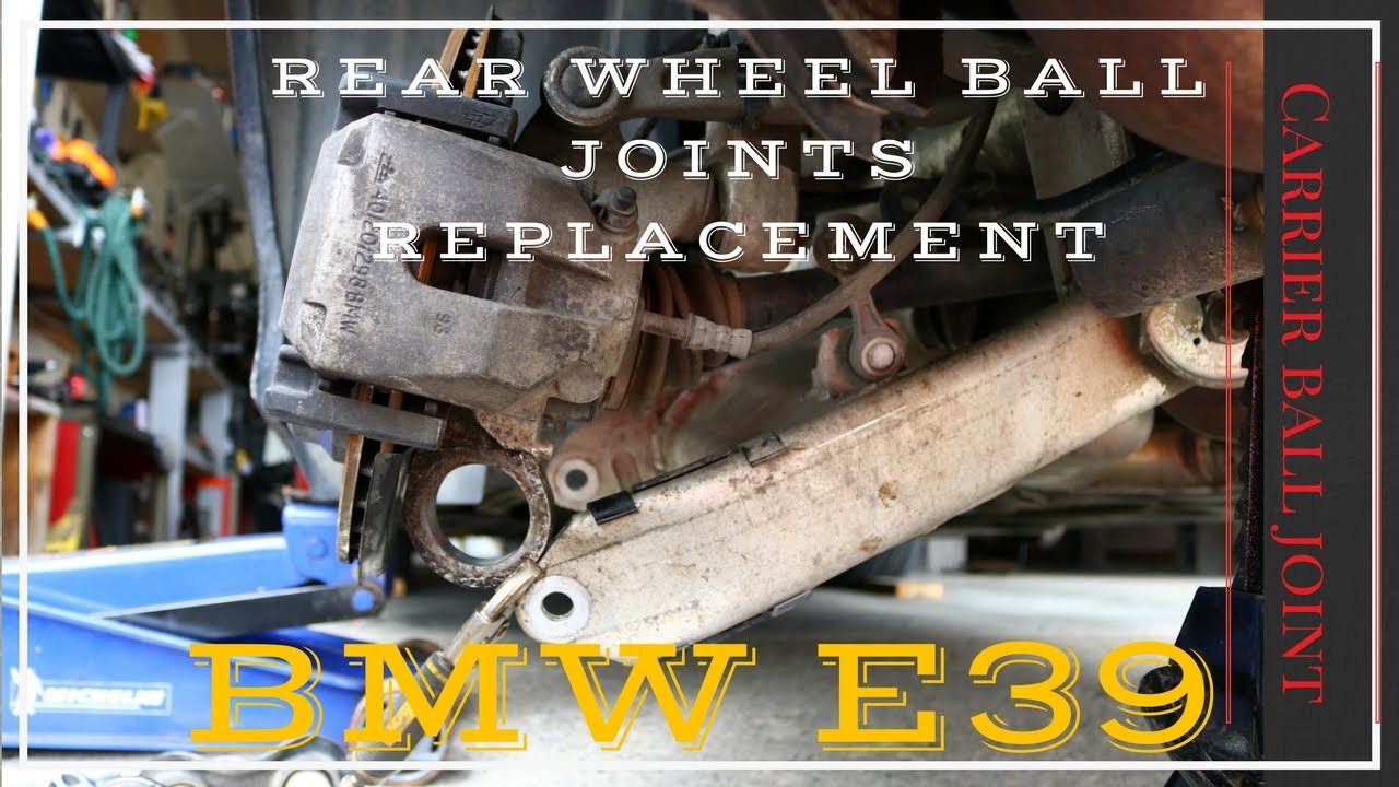 BMW e39 Rear wheel ball joints replacement