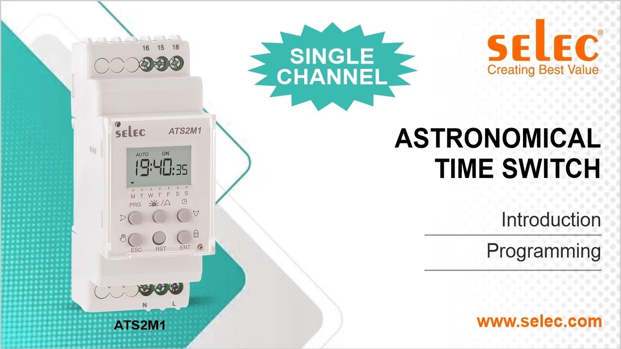 Astronomical Time Switch ( ATS2M1-1-16A-230V ): Selec Videos