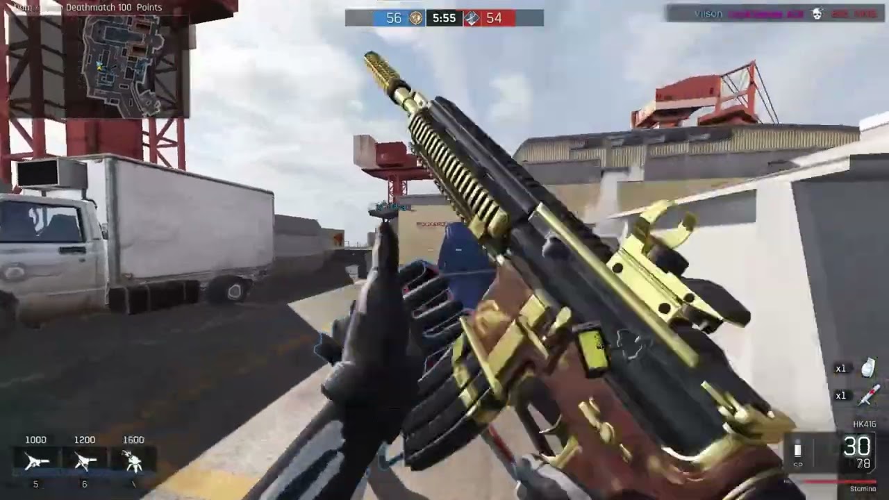 Gold Leather HK416 Ironsight Gameplay 2025