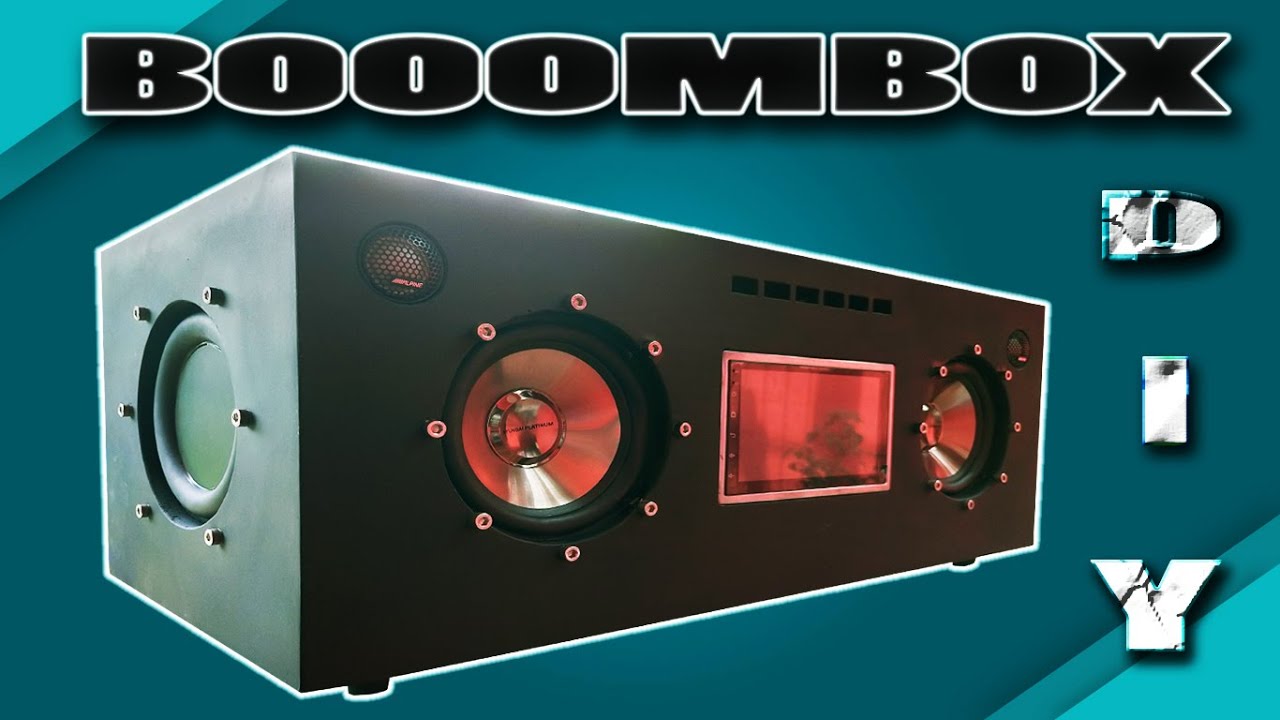 DIY HOW TO MAKE BOOMBOX WITH ANDROID CAR STEREO