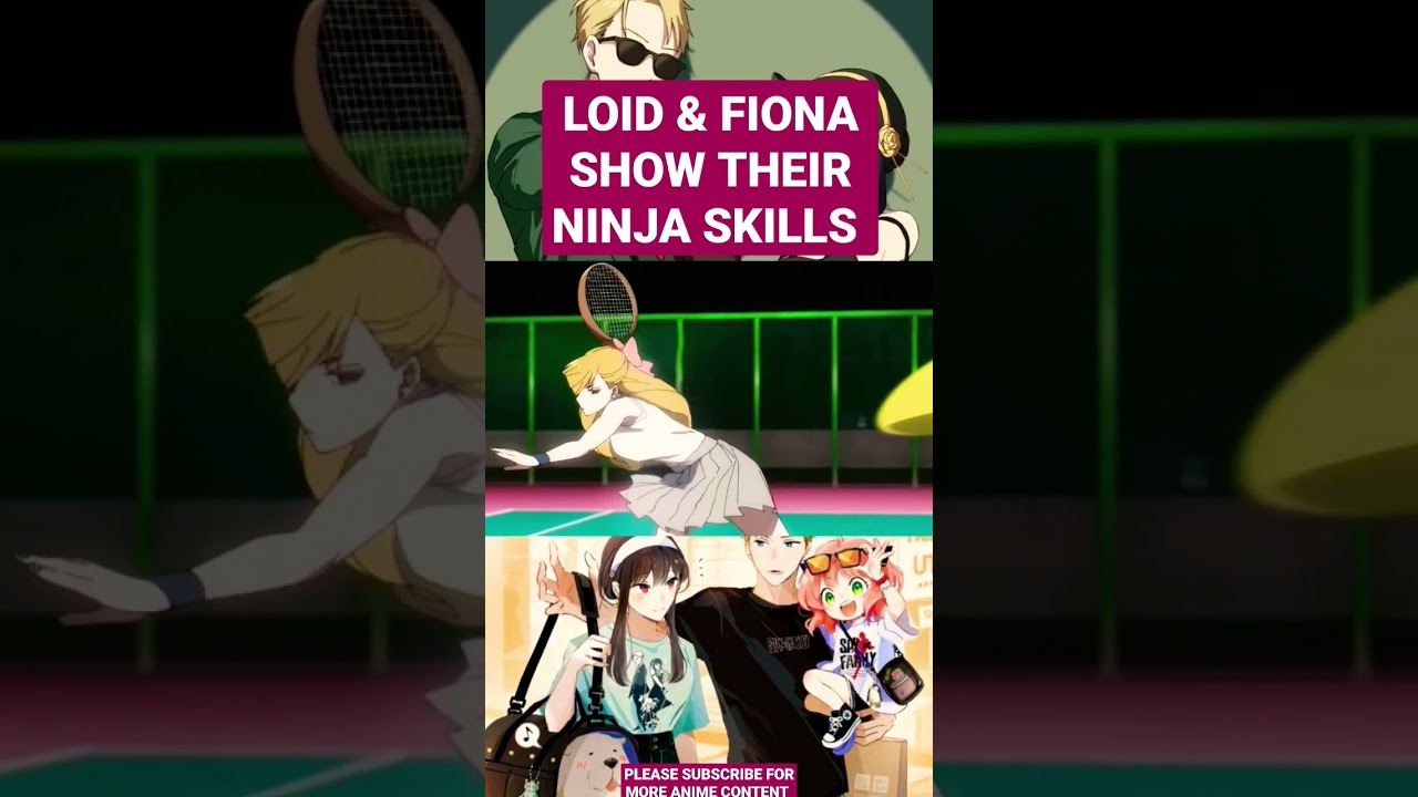 😅 loid & fiona show off their ninja skills 😂 #komicantcommunicate  (pls subscribe 😁 )