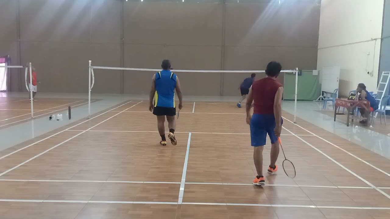Pak Nanang/pak Mukidi vs mas Andreas/mas riyadi