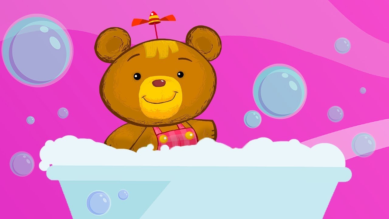 English Words & Stories For Kids | Bathtime with Bonnie Bear | Speaking & Learning Sounds by ABC Fun