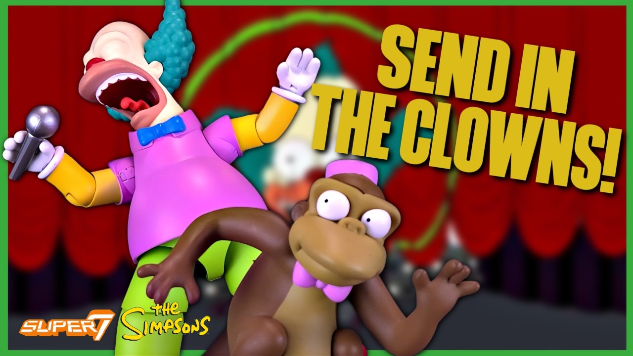 Super7 The Simpsons Ultimates Krusty the Clown Figure @The Review Spot