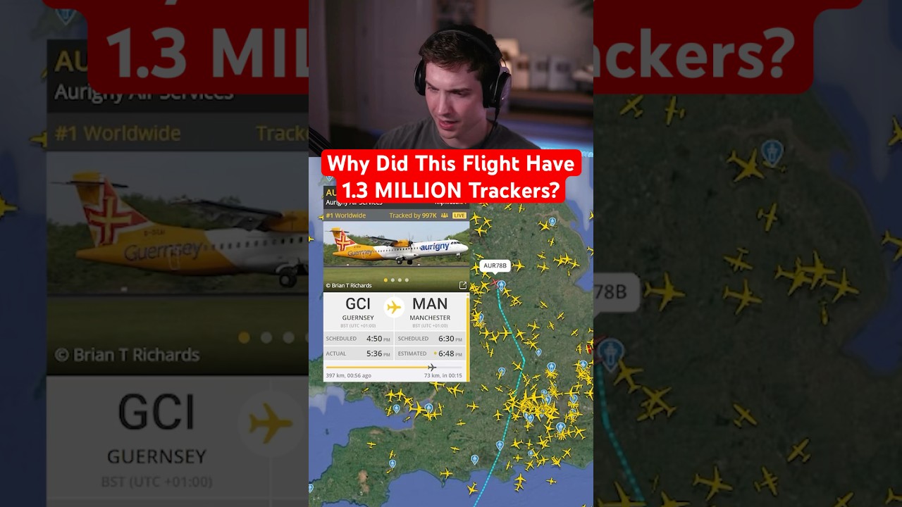 Why Did This Flight Have 1.3 MILLION Trackers?