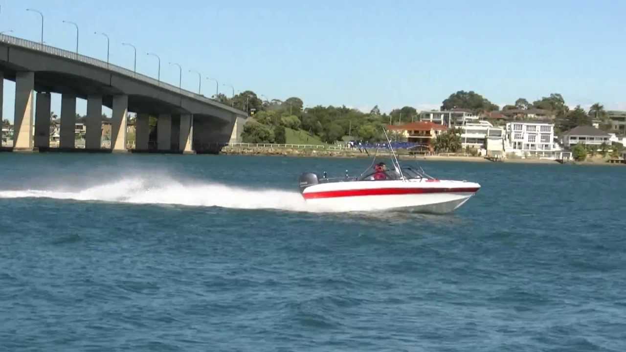 Infinity 180 Red Motor Sport Fishing Boat 02