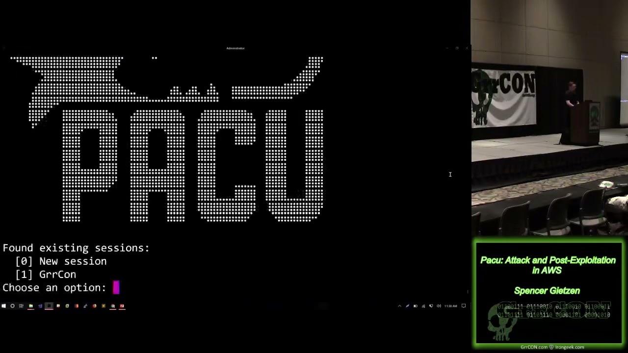 Pacu Attack and Post Exploitation in AWS Spencer Gietzen