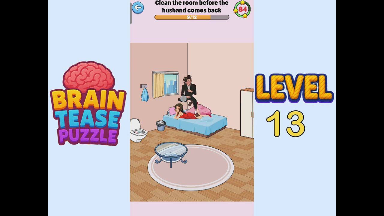 Brain tease puzzle level 13 Walkthrough Solution