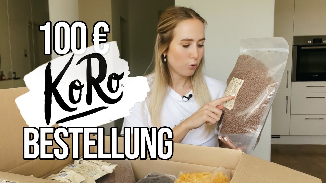 Ich bestelle bei KoRo 🤨 I UNBOXING & TASTE TEST - Marie Inspire