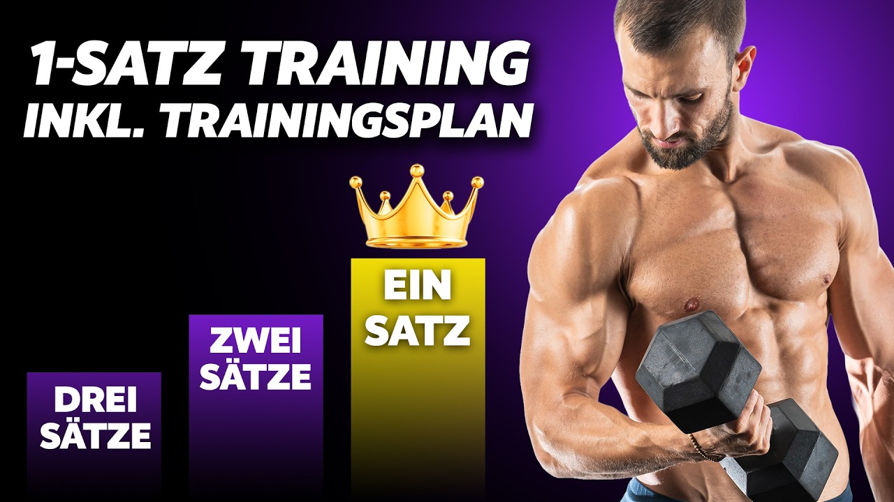1-Satz Training für Muskelaufbau | Anleitung & Trainingsplan
