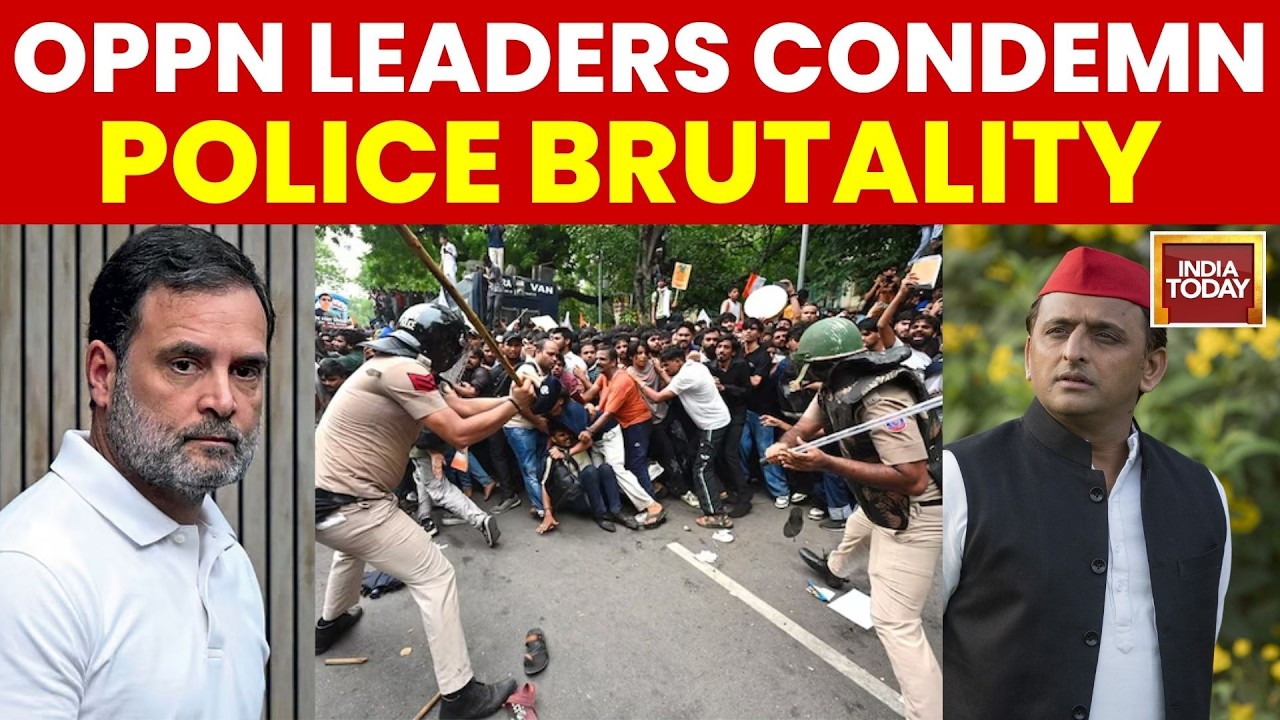 CJP Protests News: Opposition Leaders Attack Govt's Police Action On Protesters | India Today