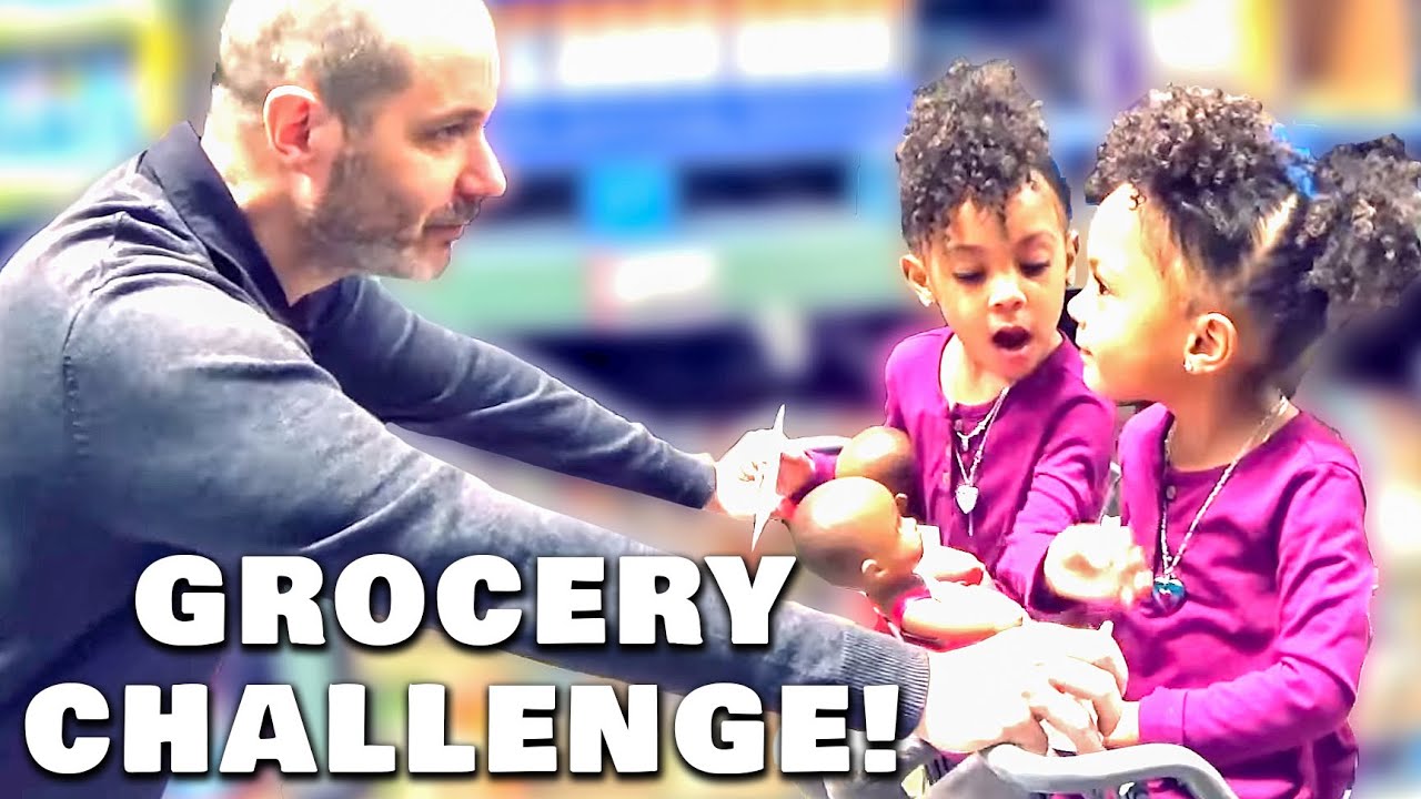 Twins Vs Parents Grocery Challenge!
