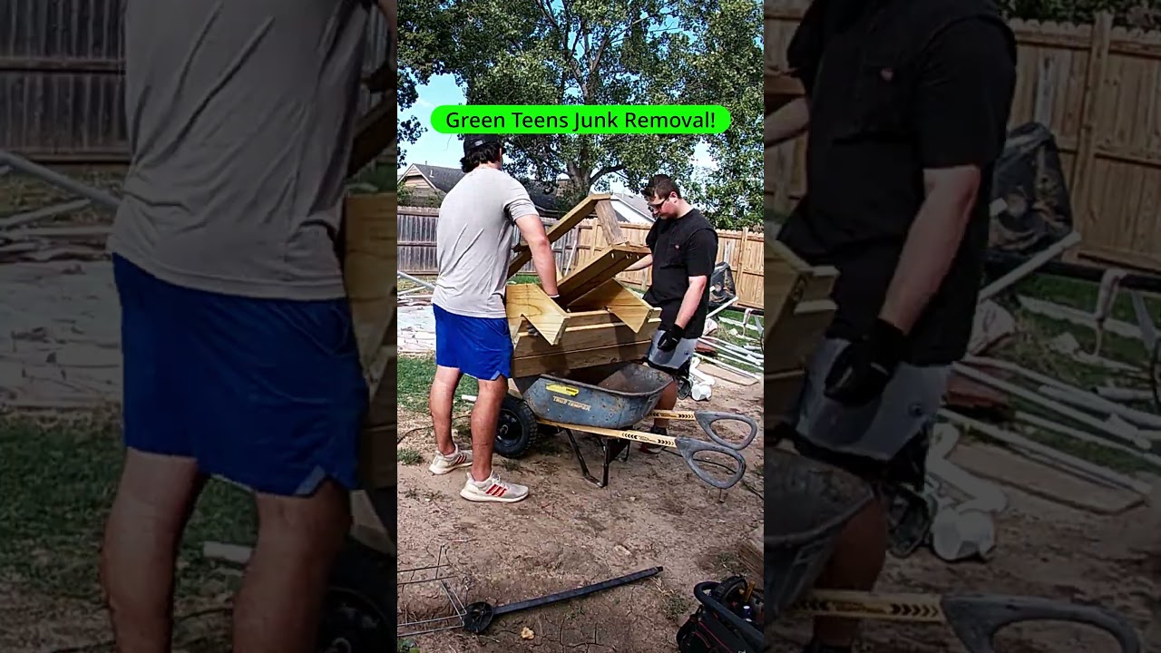 A Green Teen Junk Removal!! #recycle #junkremoval #recycling