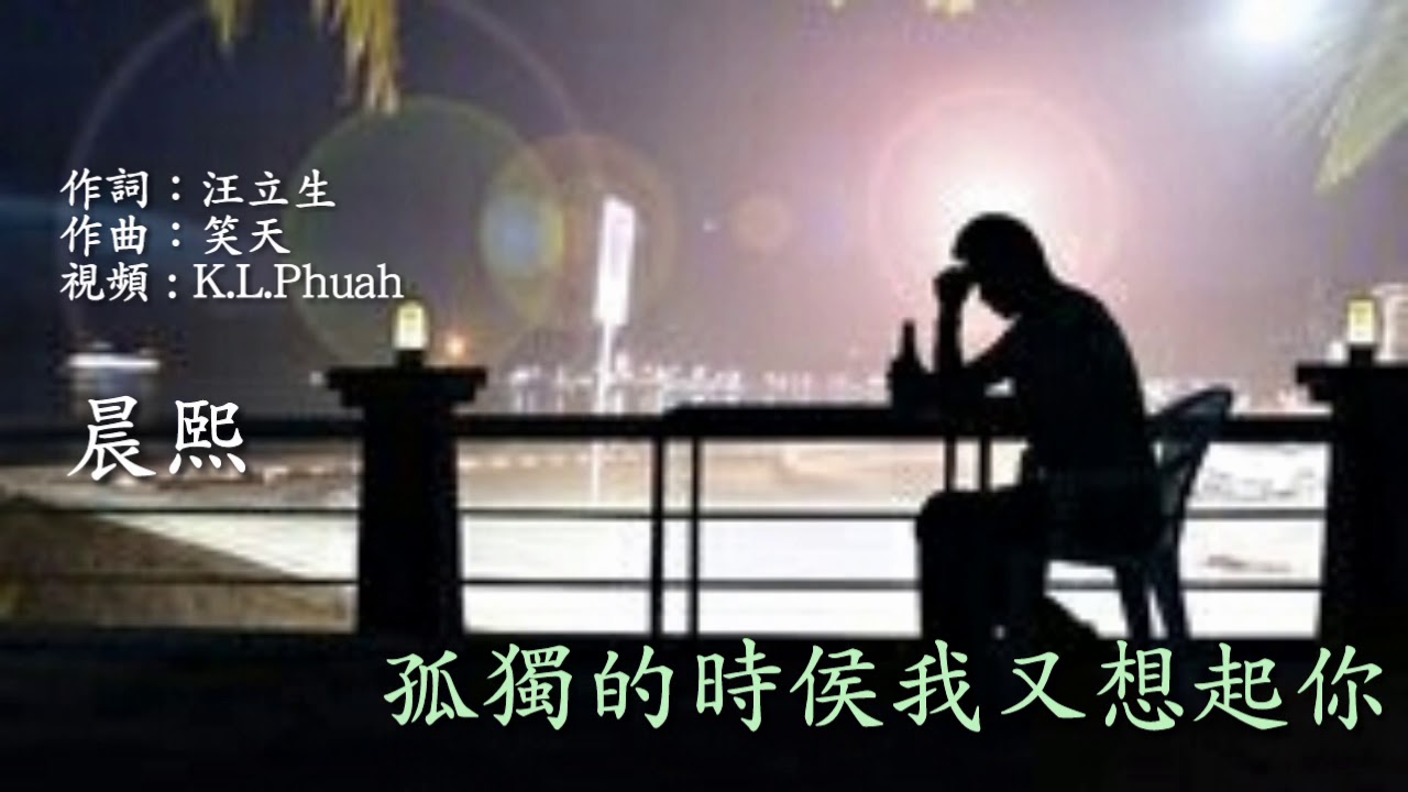 《孤独的时候我又想起你》演唱 : 晨熙