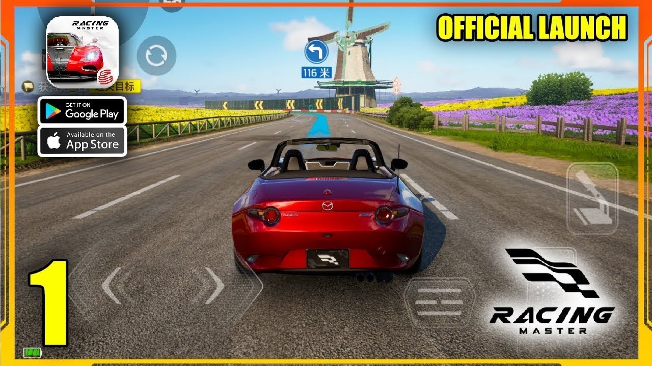 Realistic car racing game for mobile - High graphics (Android & iOS) Racing master mobile 