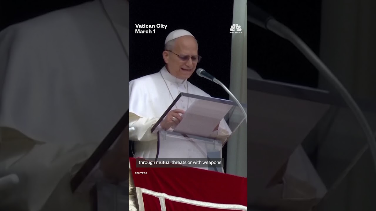 Pope Leo calls for an end to 'spiral of violence' after Iran strikes