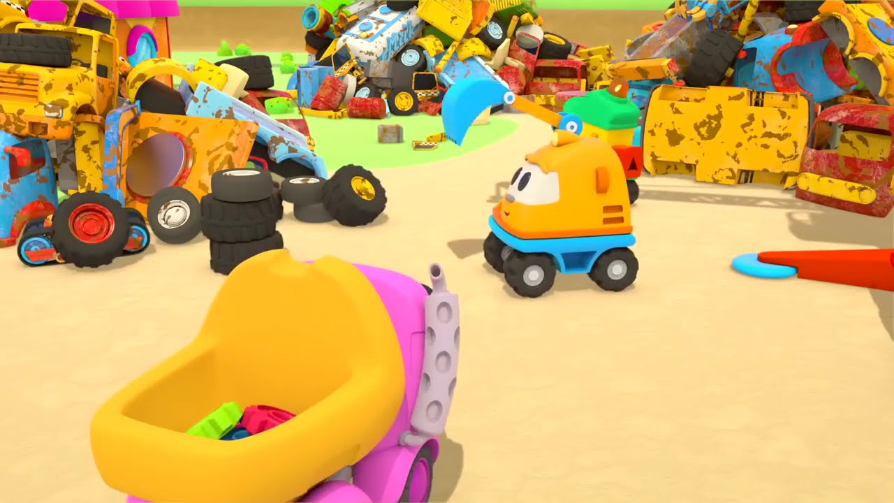 Leo the Truck Cartoon Compilation – Car Cartoons and Street Vehicles for Kids