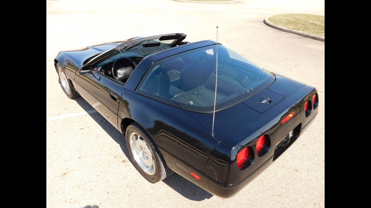 1995 Chevrolet Corvette - Collector Quality! 31,000 Miles, Removable Transparent Roof, All Black, A+