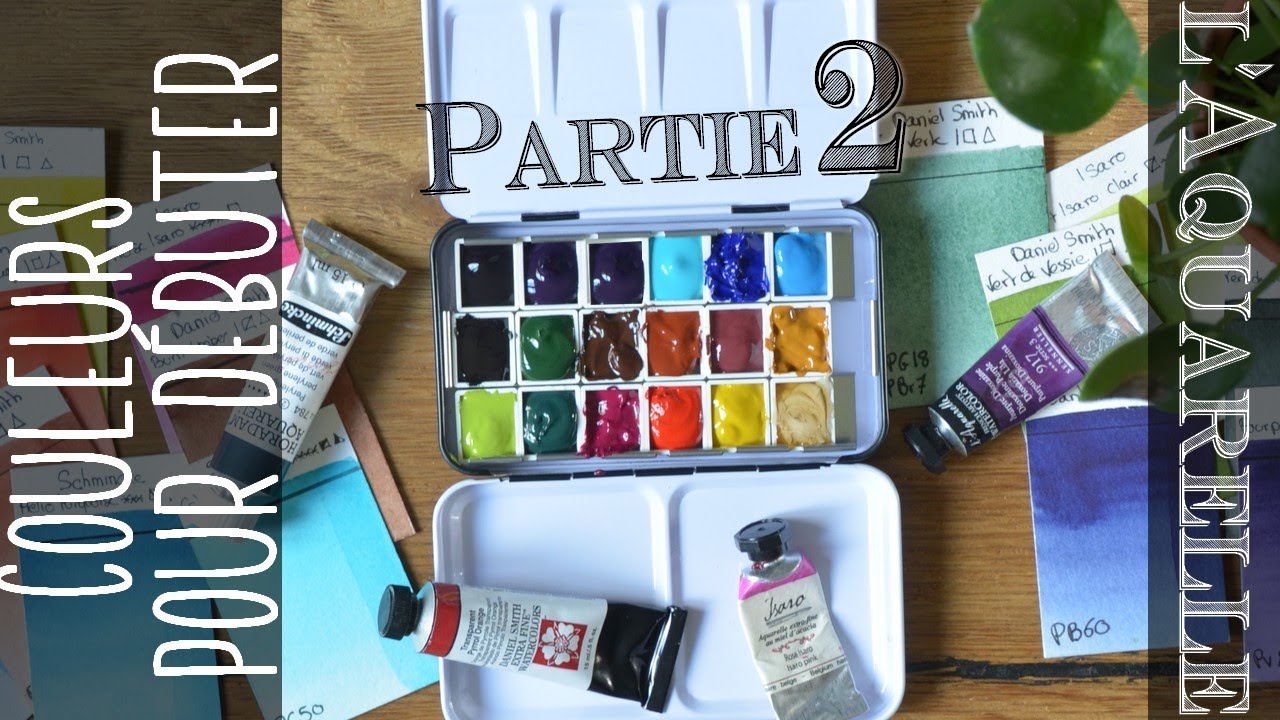 🎨 Couleurs pour débuter l'aquarelle [PARTIE 2]