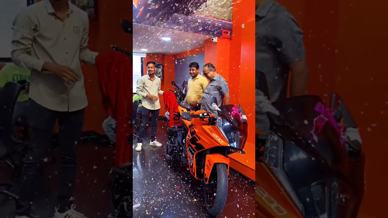 KTM RC 200 MOTO GP EDITION DELIVERY 😍 | D17 | #rc200 #ktm #ktmrc200 #rc #delivery #trendingshorts