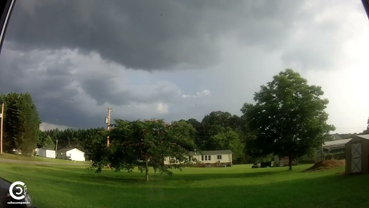 Nearby stationary thunderstorm - 6-29-2025 (Indoor South)