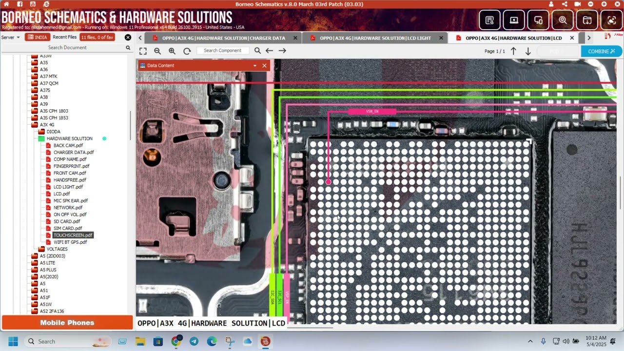 OPPO A3X FULL Schematic Diagram @TheFixSolution