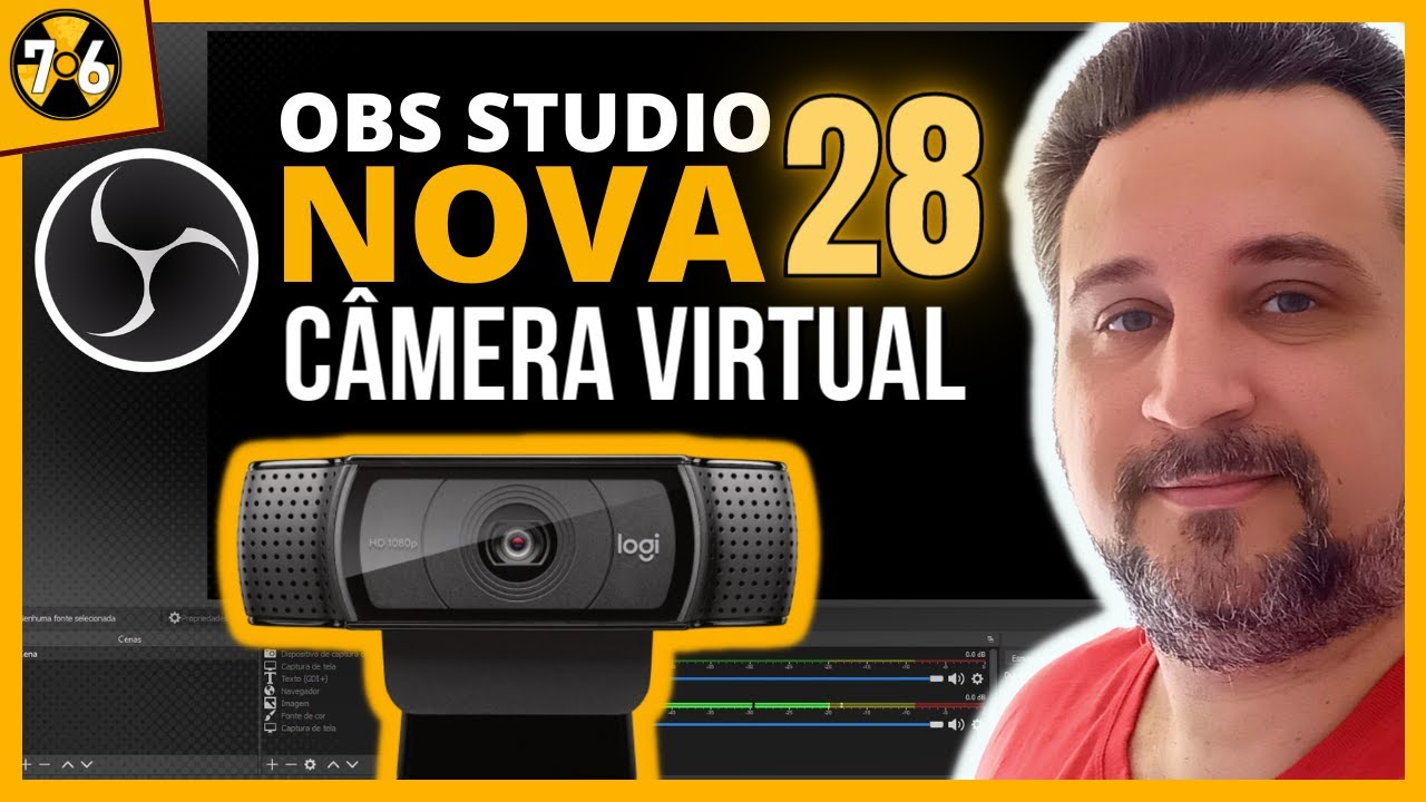 OBS Studio 28 NOVA Câmera Virtual - Como Configurar