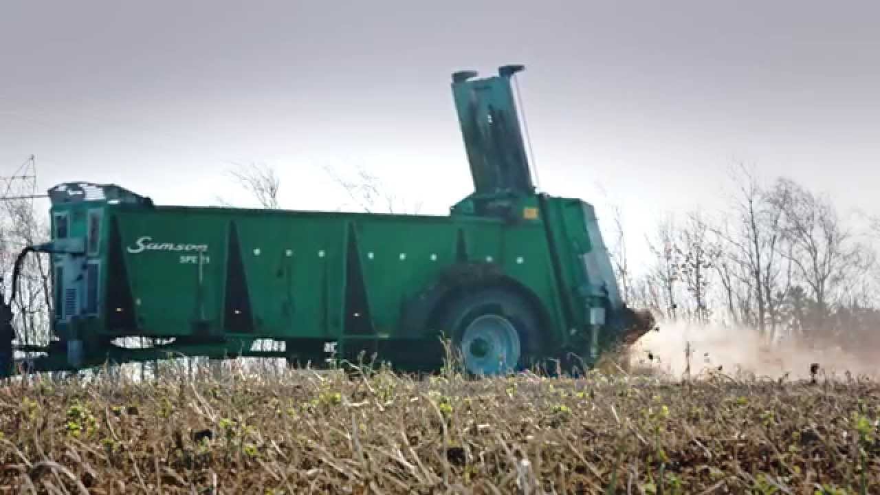 SAMSON SPE 21 Muck Spreader with 24 meter Spreading Equipment