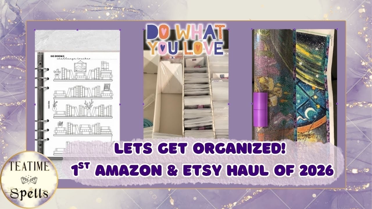 Первая покупка на Amazon и Etsy в 2026 году 📦 Хранение для алмазной живописи + находки для Happy ...